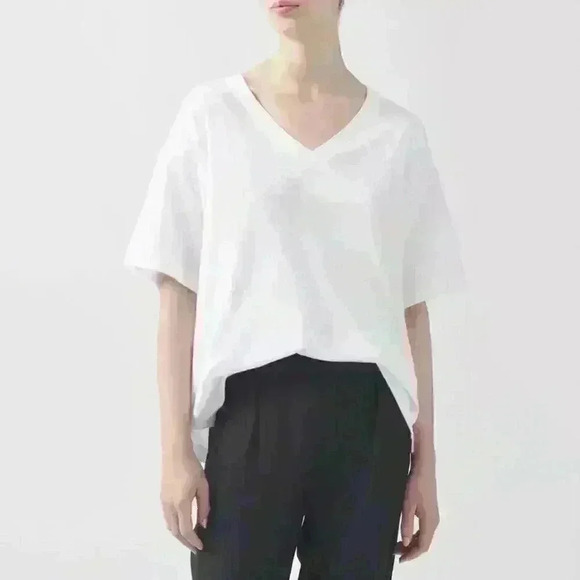 NWT - ATM Anthony Thomas Melillo Oversized V-Neck T-Shirt - Picture 3 of 14